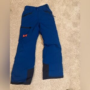 Helly Hansen Vibrant Blue boys ski pants - great condition